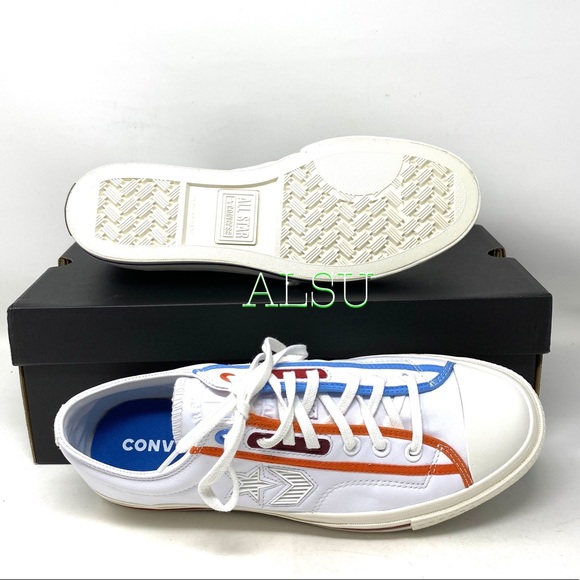 Converse Star Player Leather White Men’s Sneakers - Picture 3 of 10